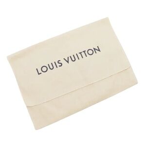 Louis Vuitton Paris Dust Bag Beige Envelope Cream Logo M41056 Montaigne 18.5”X11